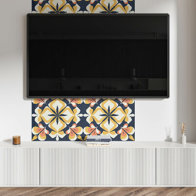 Rev?tement mural Motif floral en forme de géométrie