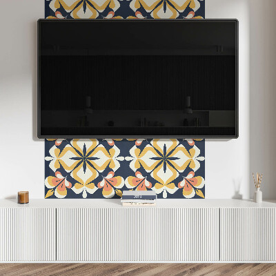 Rev?tement mural Motif floral en forme de géométrie