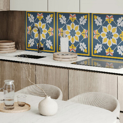 Panneau mural Harmonie florale en symétrie