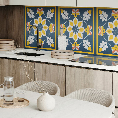 Panneau mural Harmonie florale en symétrie