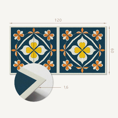 Rev?tement mural Symétrie florale dans un arrangement harmonieux