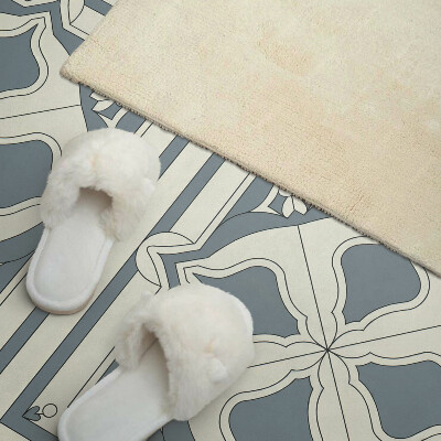 Panneau décoratif mural Motif floral sur céramique