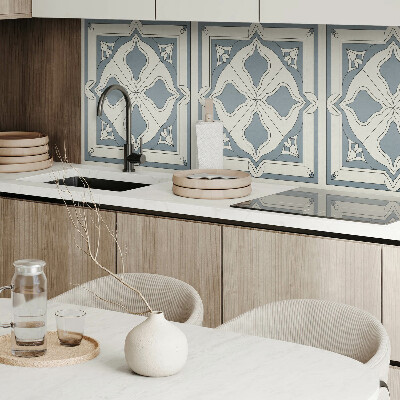 Panneau décoratif mural Motif floral sur céramique