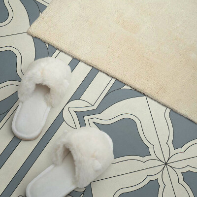 Panneau décoratif mural Motif floral sur céramique