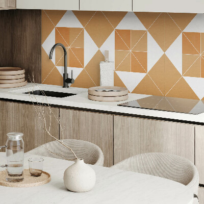 Panneau mural Géométrie abstraite en couleurs