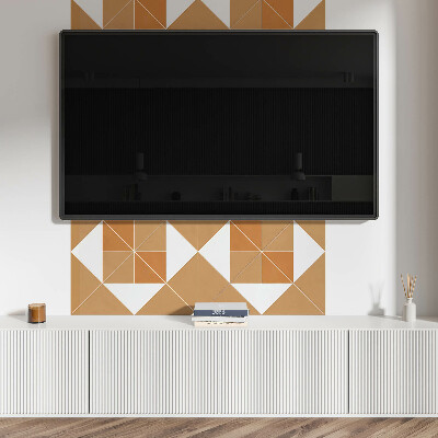 Panneau mural Géométrie abstraite en couleurs