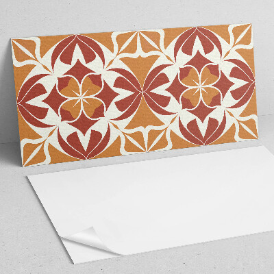 Panneau décoratif mural Un motif végétal dans une disposition symétrique