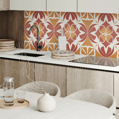 Panneau décoratif mural Un motif végétal dans une disposition symétrique