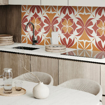 Panneau décoratif mural Un motif végétal dans une disposition symétrique