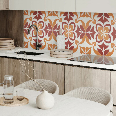 Panneau mural Motif floral avec des feuilles vertes