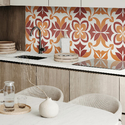 Panneau mural Motif floral avec des feuilles vertes