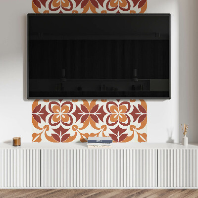 Panneau mural Motif floral avec des feuilles vertes