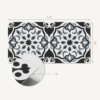 Panneau décoratif mural Motif floral avec détails décoratifs