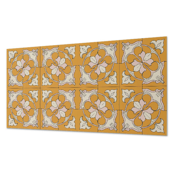 Panneau mural Mosa?que florale en couleurs