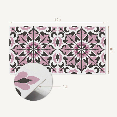 Panneau décoratif mural Symétrie végétale dans un style élégant