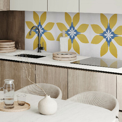 Panneau mural Motif floral avec des feuilles