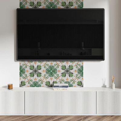 Rev?tement mural Harmonie florale en symétrie