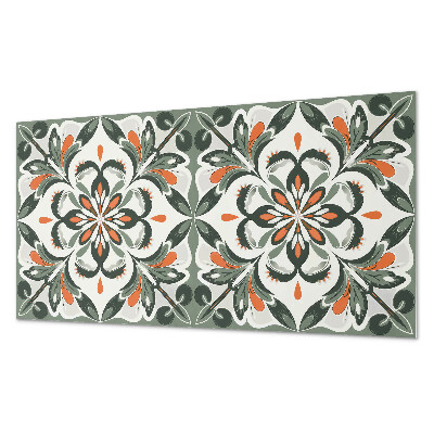 Panneau décoratif mural Motif floral avec des feuilles vertes