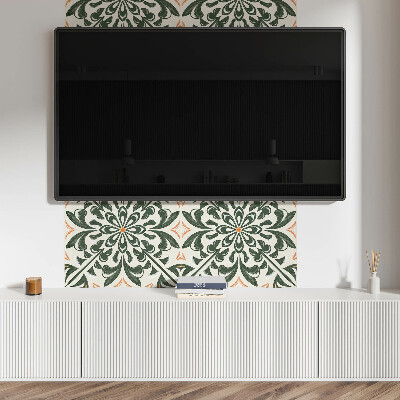 Panneau mural Motif floral avec des feuilles