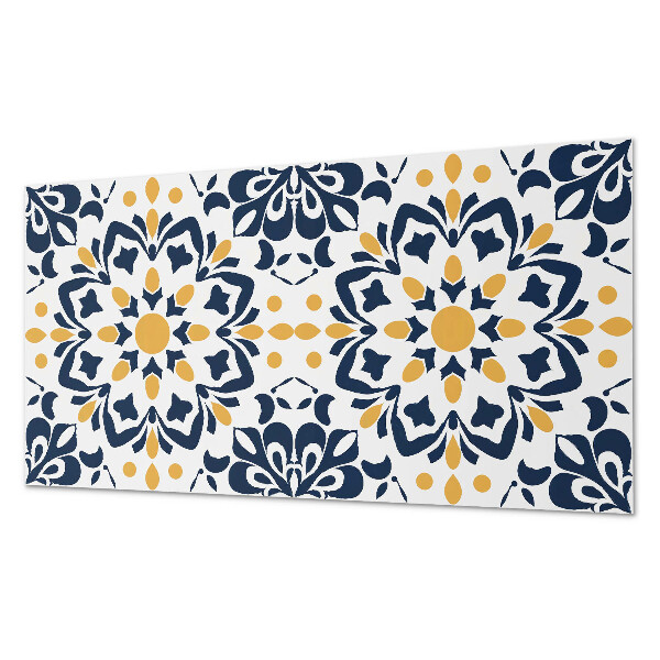 Panneau décoratif mural Mandala floral dans un style artistique