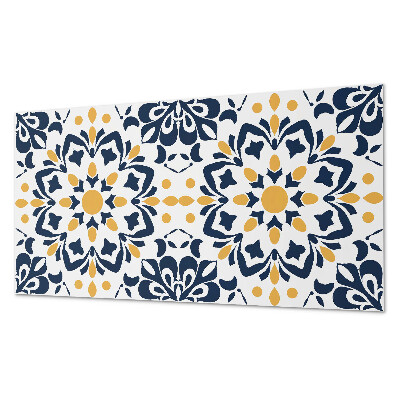 Panneau décoratif mural Mandala floral dans un style artistique