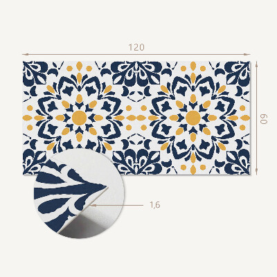 Panneau décoratif mural Mandala floral dans un style artistique