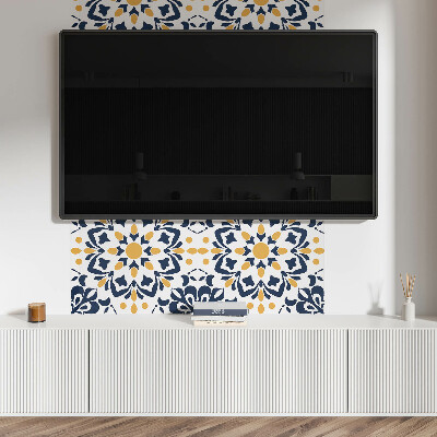 Panneau décoratif mural Mandala floral dans un style artistique