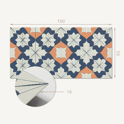 Rev?tement mural Motif géométrique floral