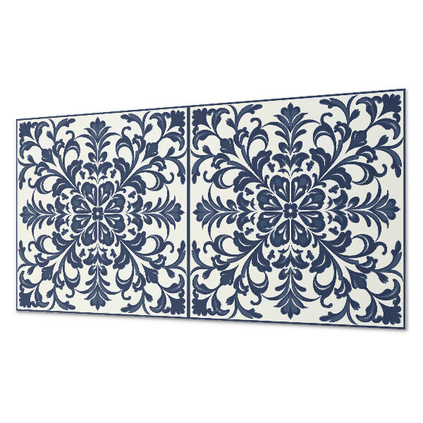 Panneau décoratif mural Motif floral avec des feuilles vertes