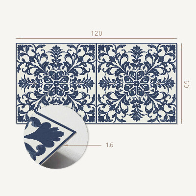 Panneau décoratif mural Motif floral avec des feuilles vertes