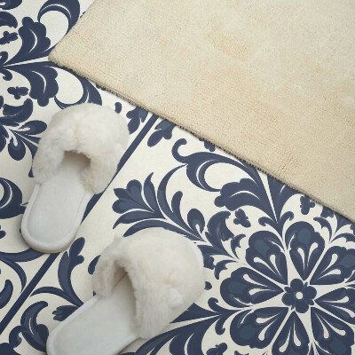 Panneau décoratif mural Motif floral avec des feuilles vertes