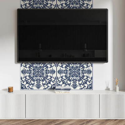 Panneau décoratif mural Motif floral avec des feuilles vertes