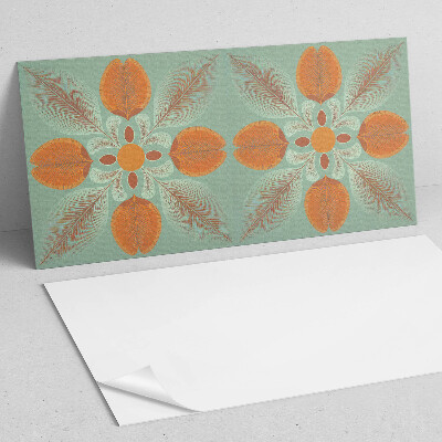 Panneau décoratif mural Motif floral avec des feuilles