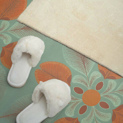 Panneau décoratif mural Motif floral avec des feuilles