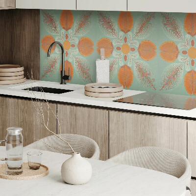 Panneau décoratif mural Motif floral avec des feuilles