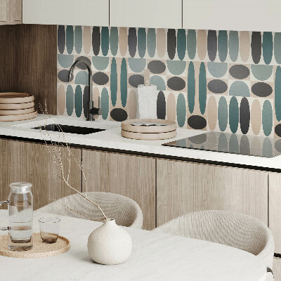 Panneau mural Formes ovales dans une forme attrayante