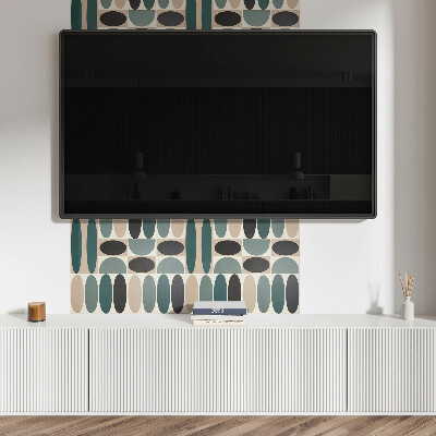 Panneau mural Formes ovales dans une forme attrayante