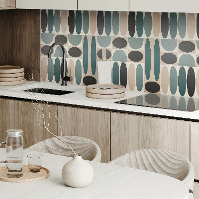 Panneau mural Formes ovales dans une forme attrayante