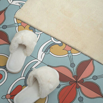 Rev?tement mural Motif floral aux accents subtils