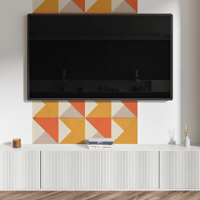Panneau décoratif mural Motifs triangulaires dans un arrangement harmonieux