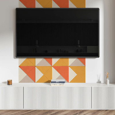Panneau décoratif mural Motifs triangulaires dans un arrangement harmonieux
