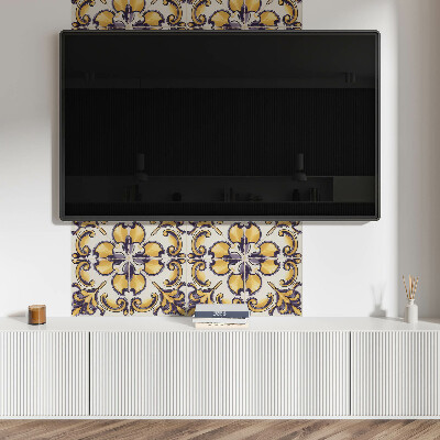 Panneau décoratif mural Le motif floral dans toute sa splendeur