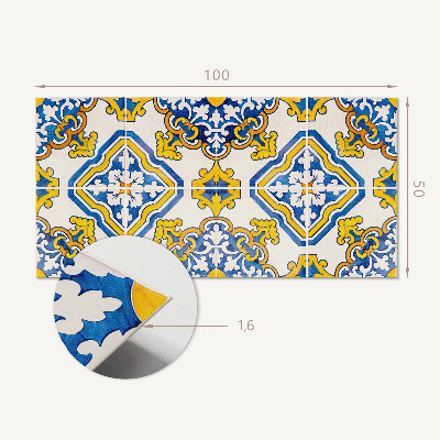 Rev?tement mural Mosa?que florale de style artistique