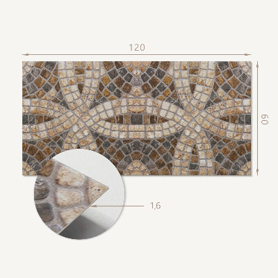 Panneau décoratif mural Arrangement de mosa?que en tissages