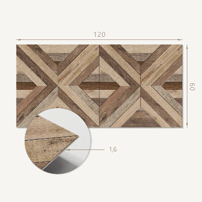 Rev?tement mural Panneaux de bois de style abstrait