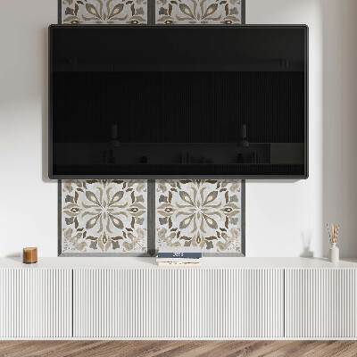 Panneau décoratif mural Motif floral symétrique