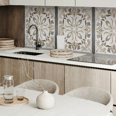 Panneau décoratif mural Motif floral symétrique