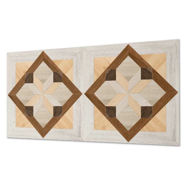 Panneau mural Formes dans un carré géométrique