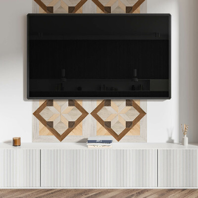 Panneau mural Formes dans un carré géométrique