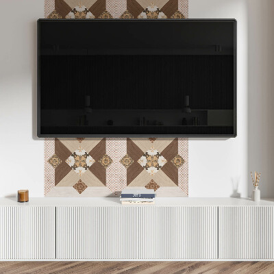 Panneau décoratif mural Motif mosa?que avec détails décoratifs